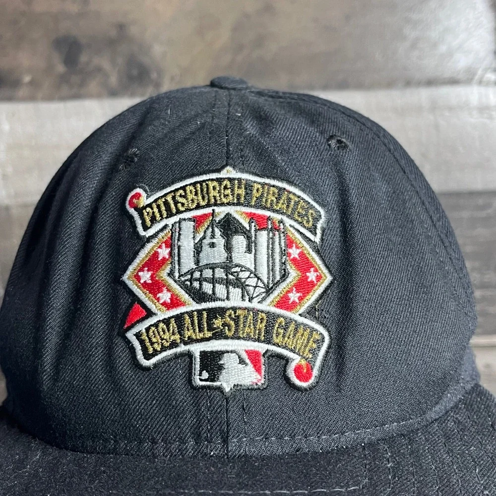 Vintage Pittsburgh Pirates 1994 All-Star Game Hat New Era Snapback Black Cap USA
